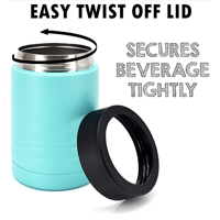 Image 2 of 12 oz Stainless Steel Double Wall Vacuum Insulated Can or Bottle Beverage Cooler / CWHG