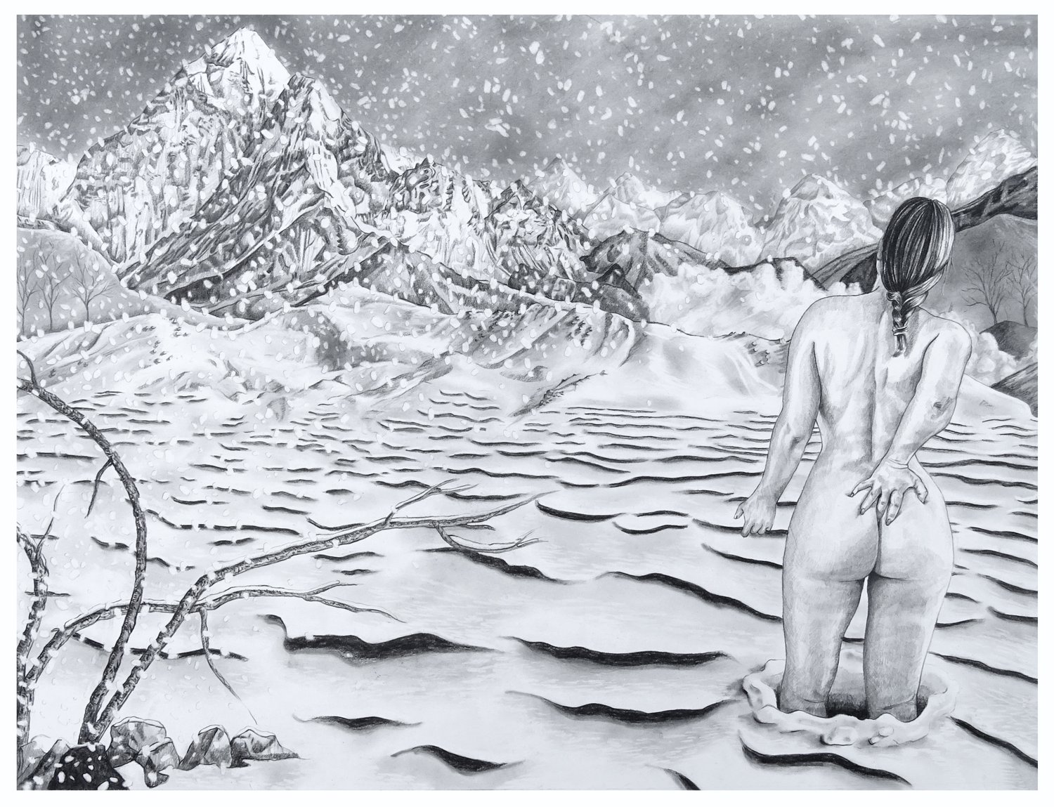 Image of Snow (Peace) - Drawing