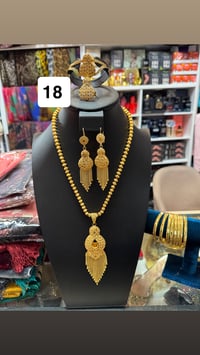 Image 1 of Plated  Gold Jewelry full set