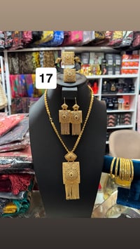 Image 4 of Plated  Gold Jewelry full set