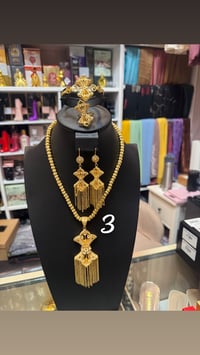 Image 10 of Plated  Gold Jewelry full set