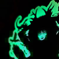 Image 2 of Black cat sticker pack