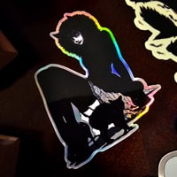 Image 4 of Black cat sticker pack