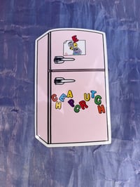 Image 1 of cheapcrutch Fridge Sticker