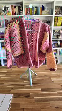 Image 1 of Strawberry lemonade - crochet cardigan size S/M 