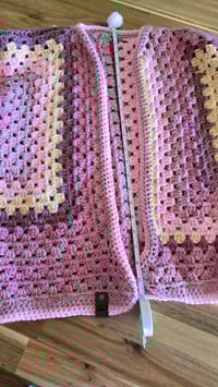 Image 6 of Strawberry lemonade - crochet cardigan size S/M 