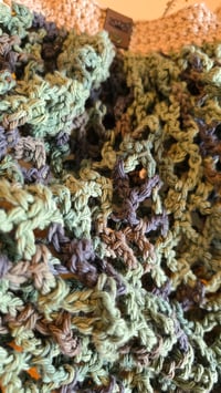 Image 4 of Foliage - large crochet mesh market bag 