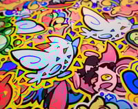 Image 1 of Pokemon Stickers YELLOW