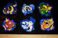 Image 3 of Pokemon Stickers BLUE