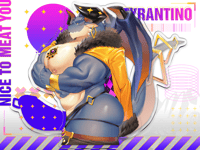 Image 2 of [PRE-ORDER] Nice To MEAT You Standee - XXL - Kumoyama, Tyrantino, Beernox