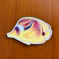 Image 2 of BUTTERFLYFISH STICKER