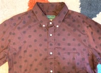 Image 2 of Dry Bones jeans vintage style polka dot shirt, size 40 (fits M)