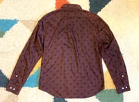 Image 5 of Dry Bones jeans vintage style polka dot shirt, size 40 (fits M)