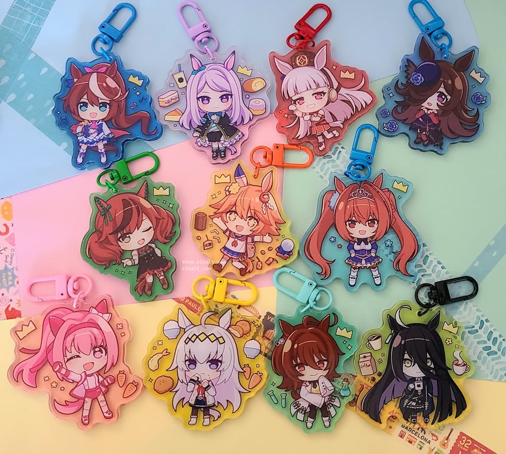 Image of Umamusume / Honkai Star Rail 2.5" Acrylic Charm