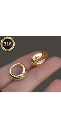 Image 1 of EARRING - STAINLESS 316. 