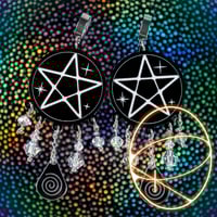 Pentacle Earrings