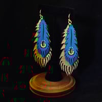 Double Blue Peacock - Large