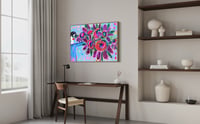 Image 3 of Floral Acts  - framed 