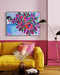 Image 1 of Floral Acts  - framed 