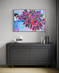 Image 10 of Floral Acts  - framed 