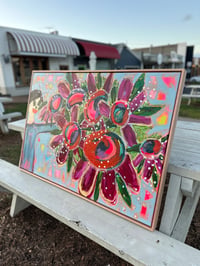 Image 7 of Floral Acts  - framed 