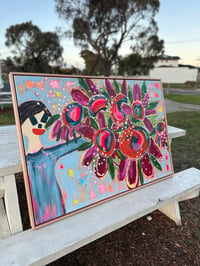Image 5 of Floral Acts  - framed 