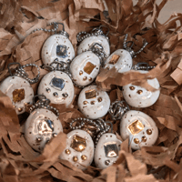 Image 1 of White Tamagotchi Charm
