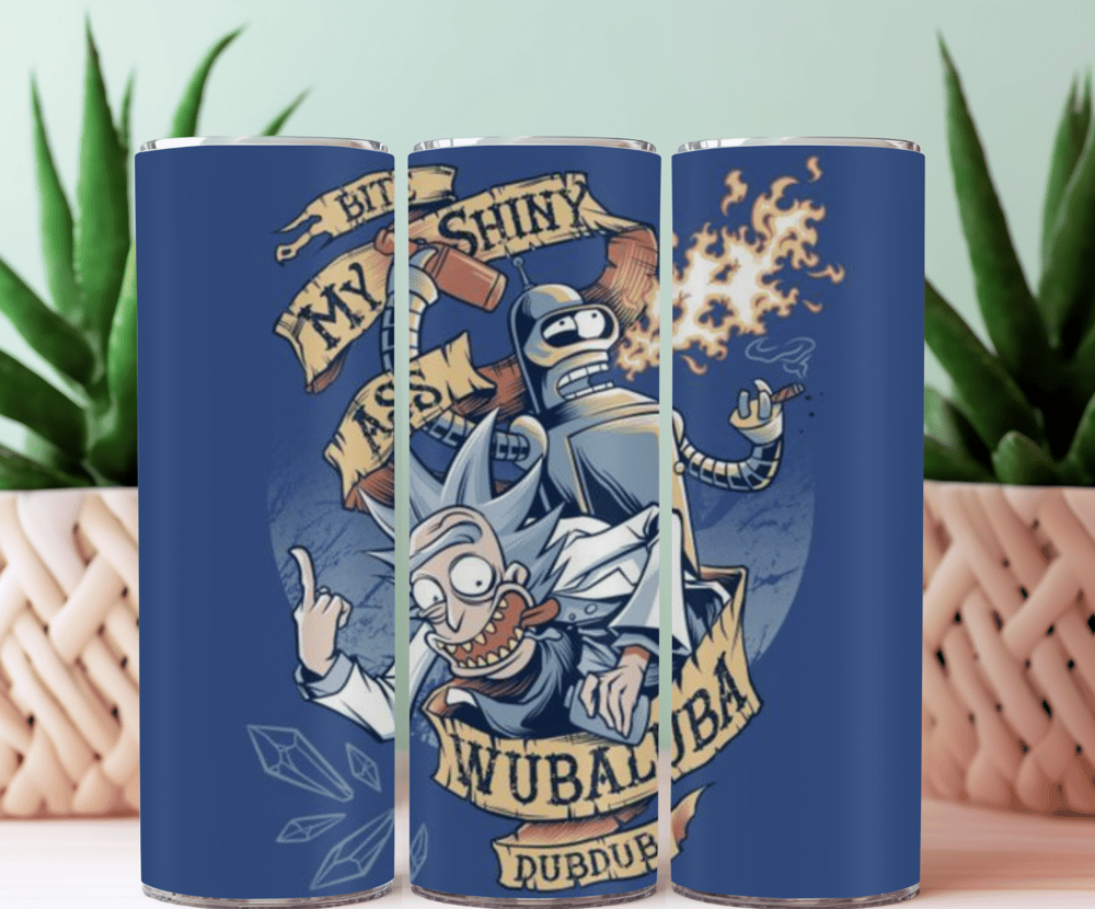 Image of Rick and Bender Tumbler