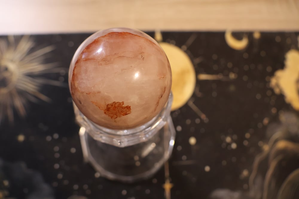 Image of Red Hematoid Quartz Sphere