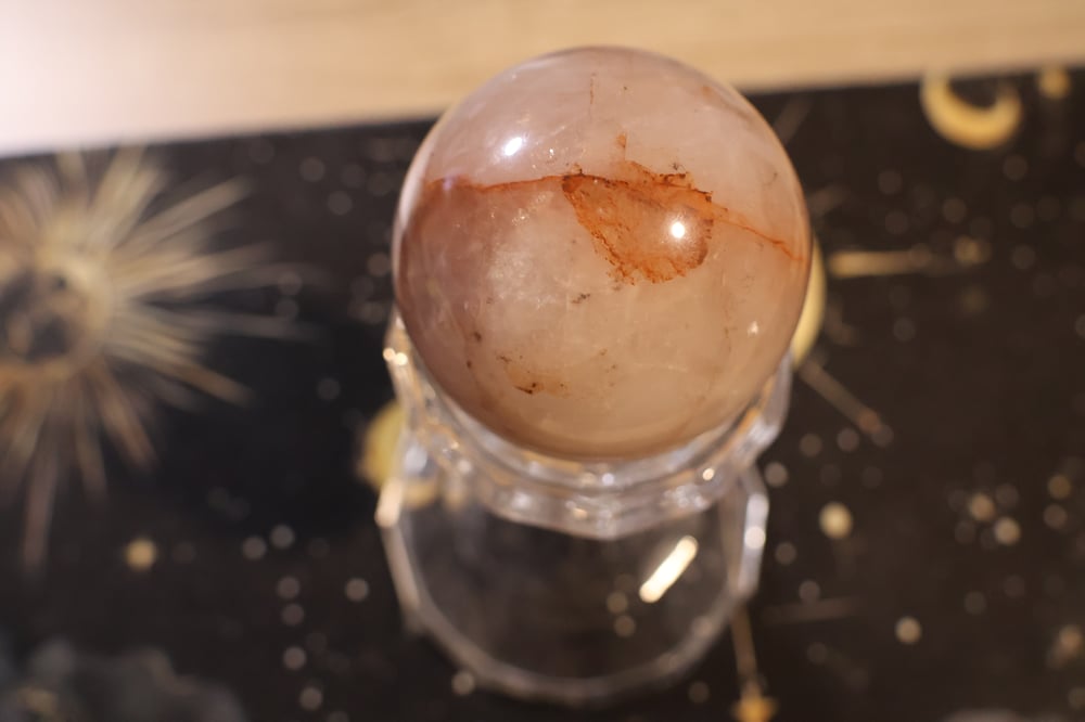 Image of Red Hematoid Quartz Sphere