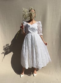 Image 2 of Vintage shimmery wedding dress