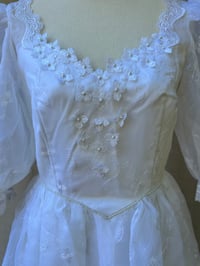 Image 3 of Vintage shimmery wedding dress