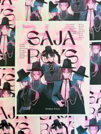 Image 2 of Kpop Demon Hunter World Tour  Riso Print