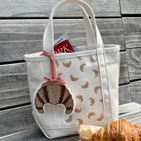 Image 1 of  Croissant Small  LL Bean Boat Tote Natural Color.... Made to Order
