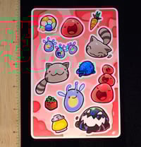 Image 2 of Slimerancher Sticker Sheet PINK