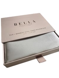 Image 2 of BELLA + SPA - Duo sides Pillowcase Silk and Bamboo 