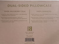 Image 4 of BELLA + SPA - Duo sides Pillowcase Silk and Bamboo 