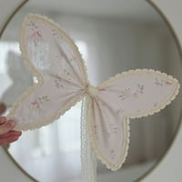 Mauve linen wings (small and medium)