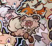 Image 1 of Rockruff & Lycanroc Stickers