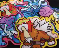 Image 1 of Beast Trio Stickers
