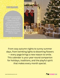 Image 5 of Canva 12 Month Wall Hanging Calenar Template