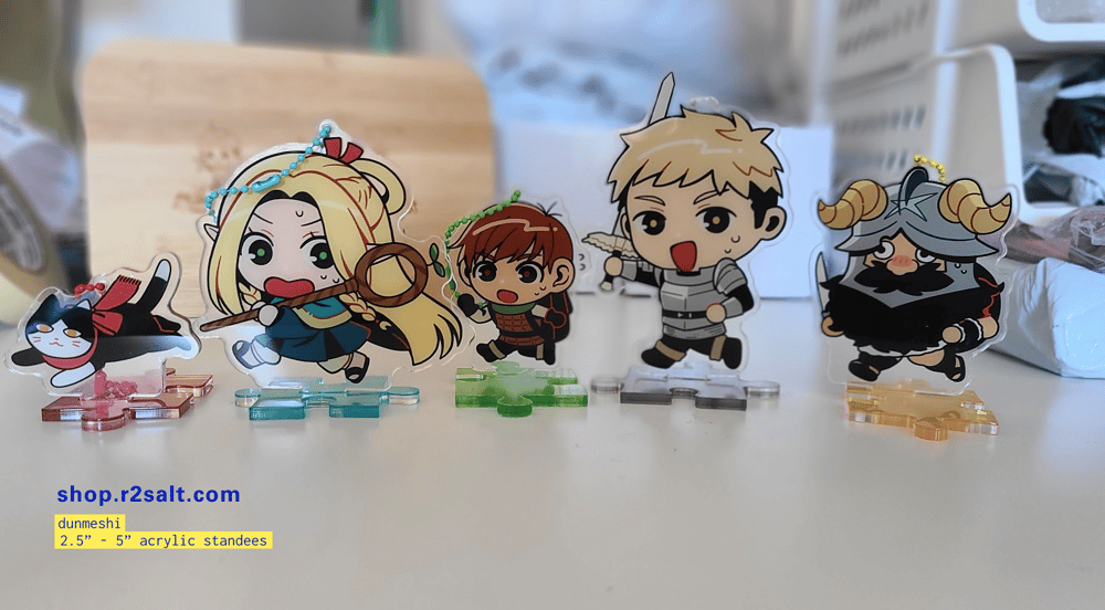 Image of Dungeon Meshi Acrylic Standee + Keychain