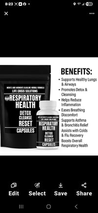 Image 1 of RESPIRATORY HEALTH TEA AND OR CAPSULES 
