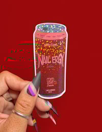 Image 4 of *NEW* Nail-ergy Drink Glitter Sticker