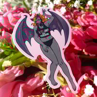 Image 2 of "I <3 men who whimper!" sticker