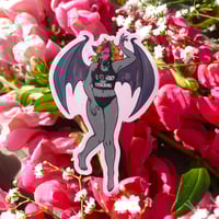 Image 3 of "I <3 men who whimper!" sticker