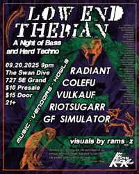 PRESALE TICKETS - LOW END THERIAN