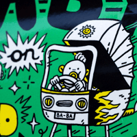 Image 2 of Baby On Board -  Hi-Tack vinyl sticker