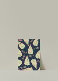 Image 1 of Postkarte - Tannis, merry merry christmas, Blau