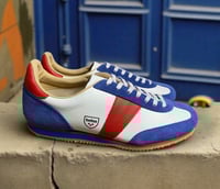 Image 1 of Botas 1949 red blue  white leather Trainer sneaker made in Czech Republic 